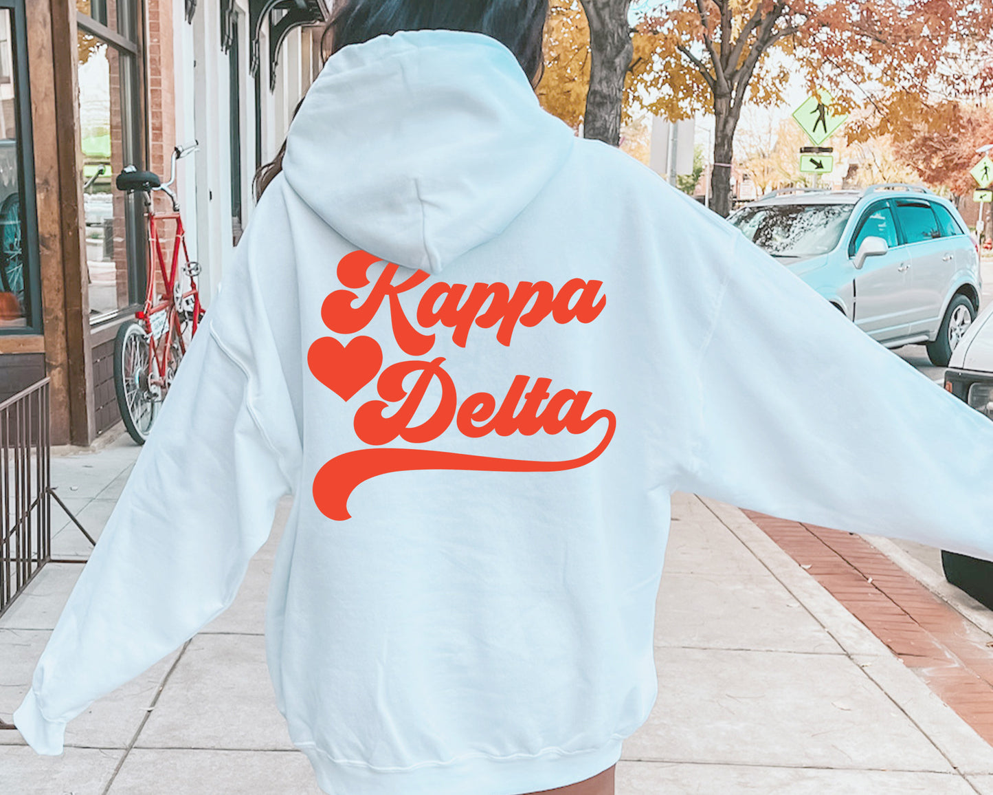 Kappa Delta Red Heart Sorority Hoodie _ 33362g