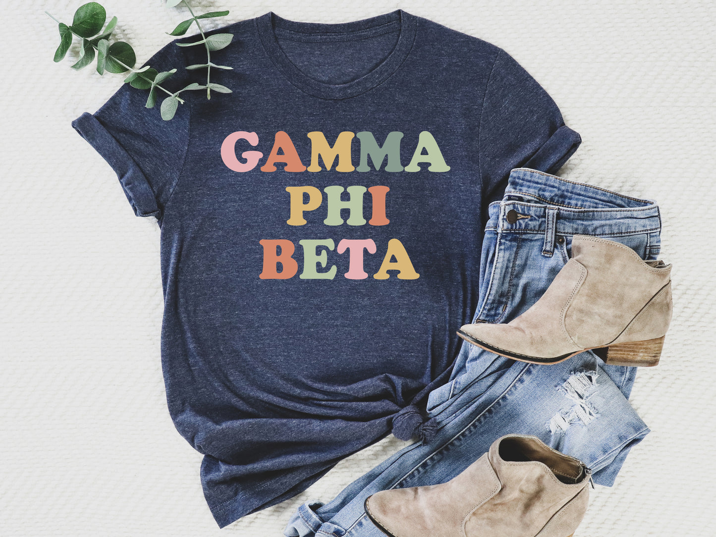 Gamma Phi Beta Bright and Proud Sorority T-shirt _ 428g