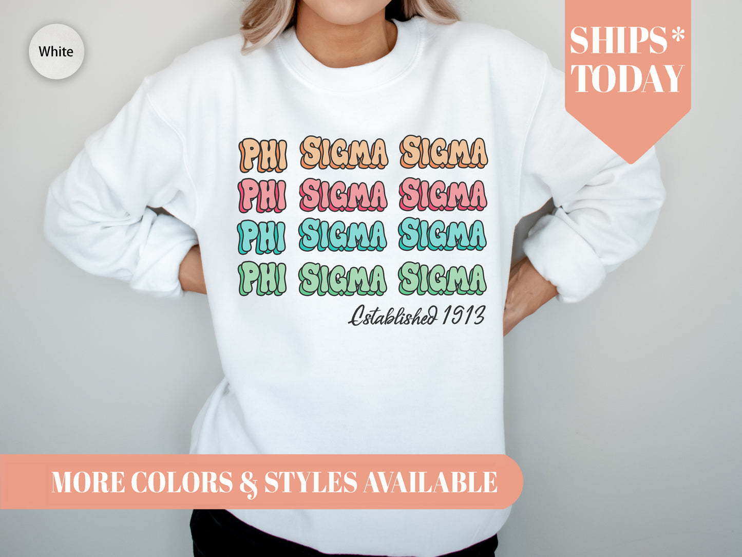 Phi Sigma Sigma Lucy Sorority Sweatshirt _ 277g