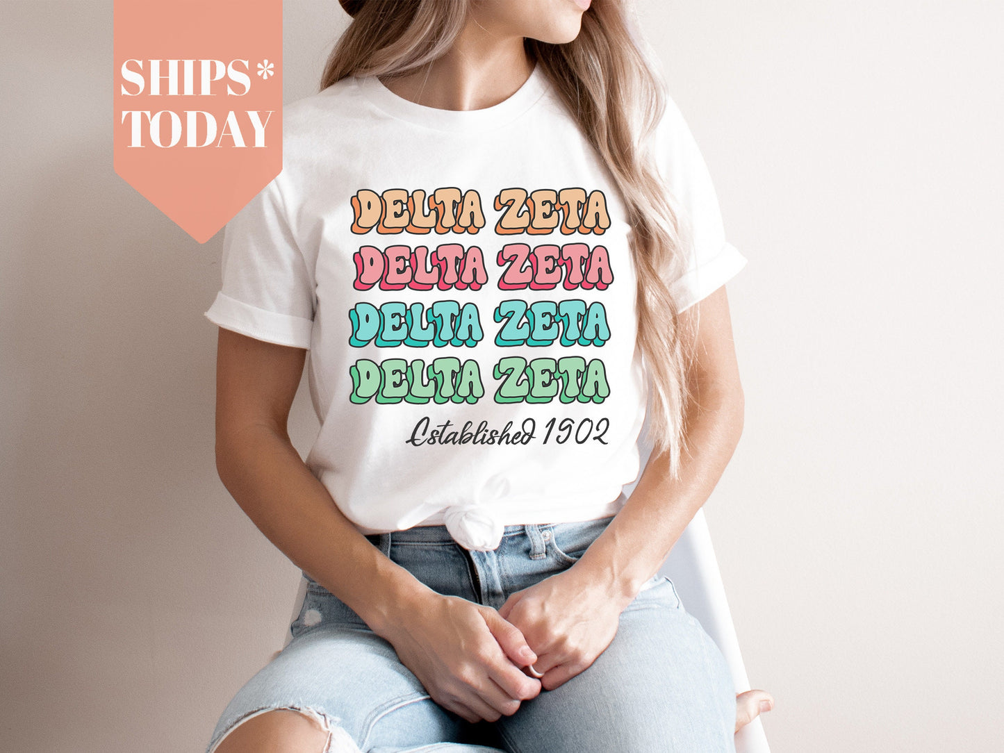 Delta Zeta Lucy Sorority T-shirt _ 271g