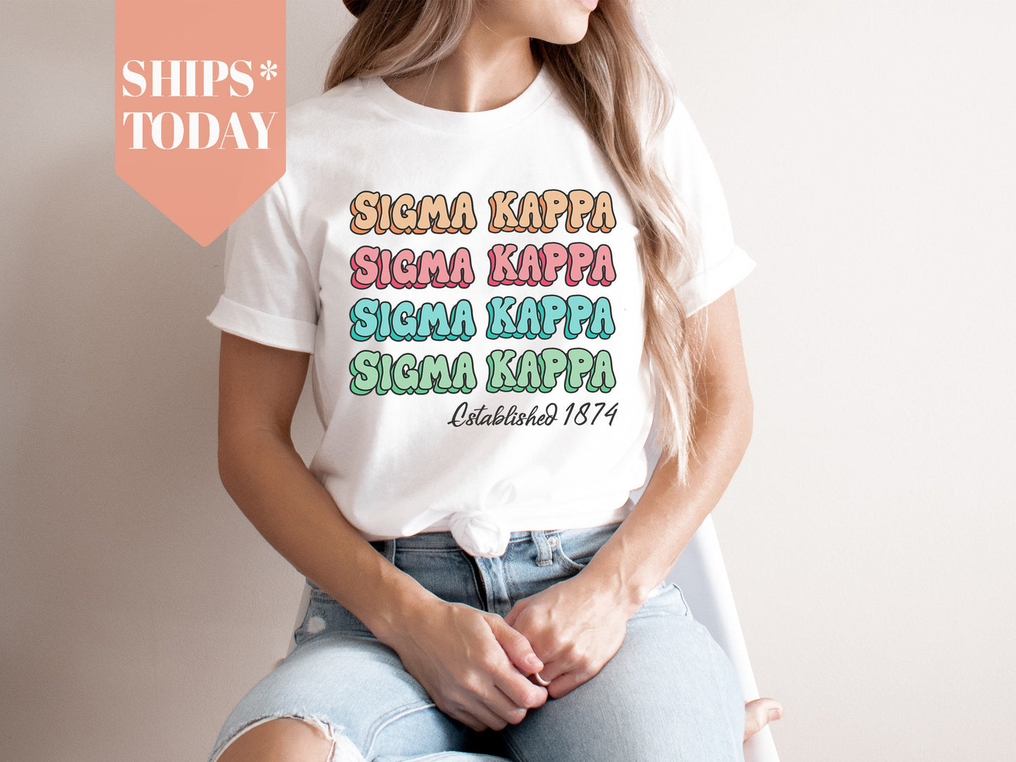 Sigma Kappa Lucy Sorority T-shirt _ 280g