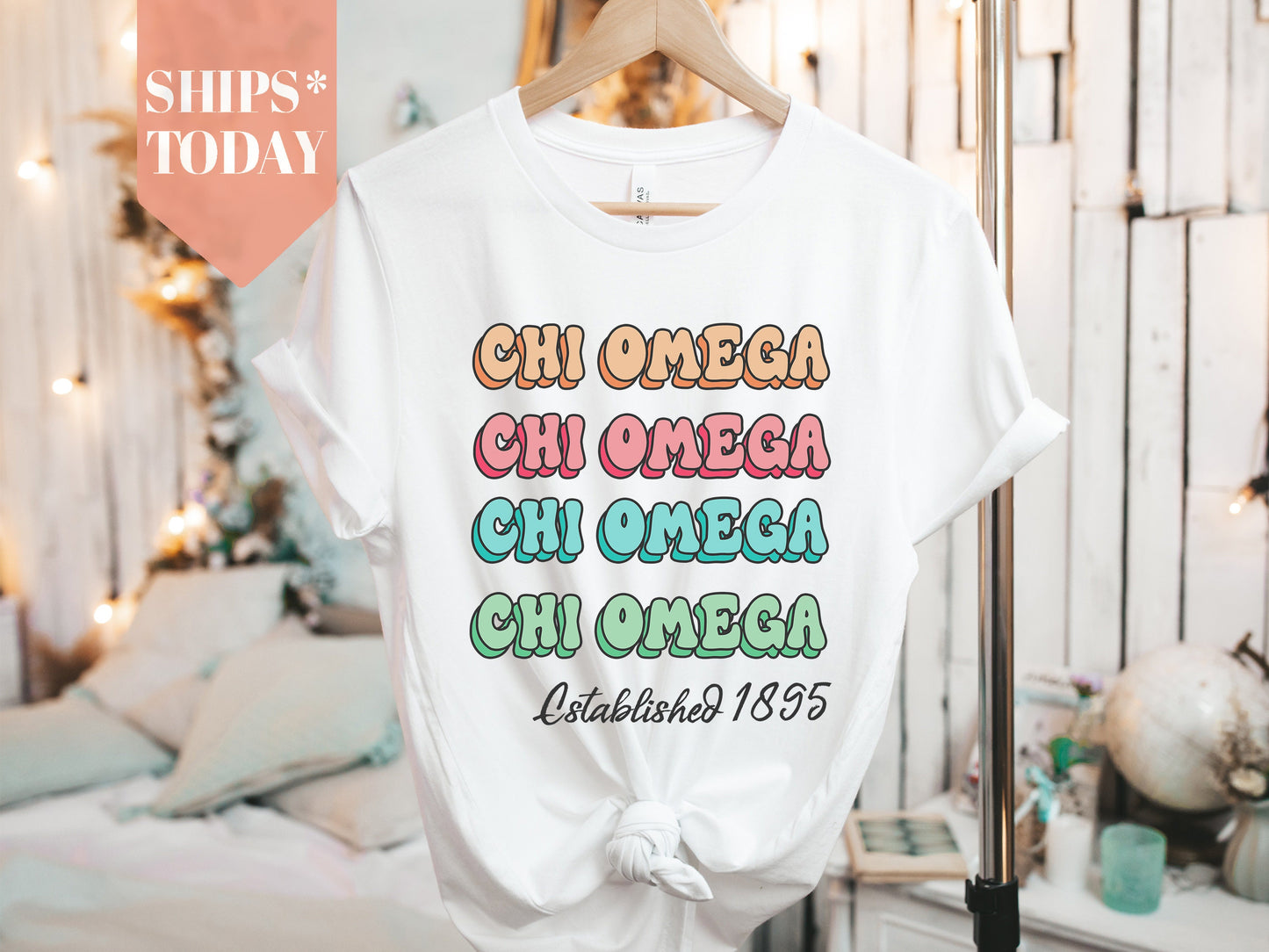 Chi Omega Lucy Sorority T-shirt _ 267g