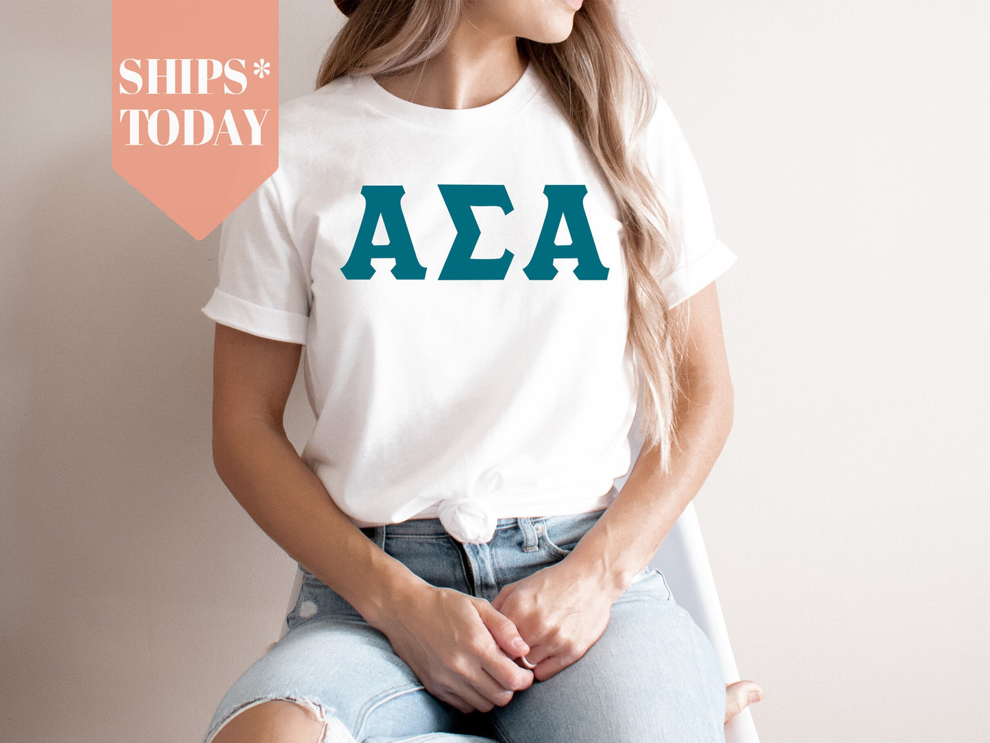 Alpha Sigma Alpha Back to the Basics Sorority T-shirt _ 628g