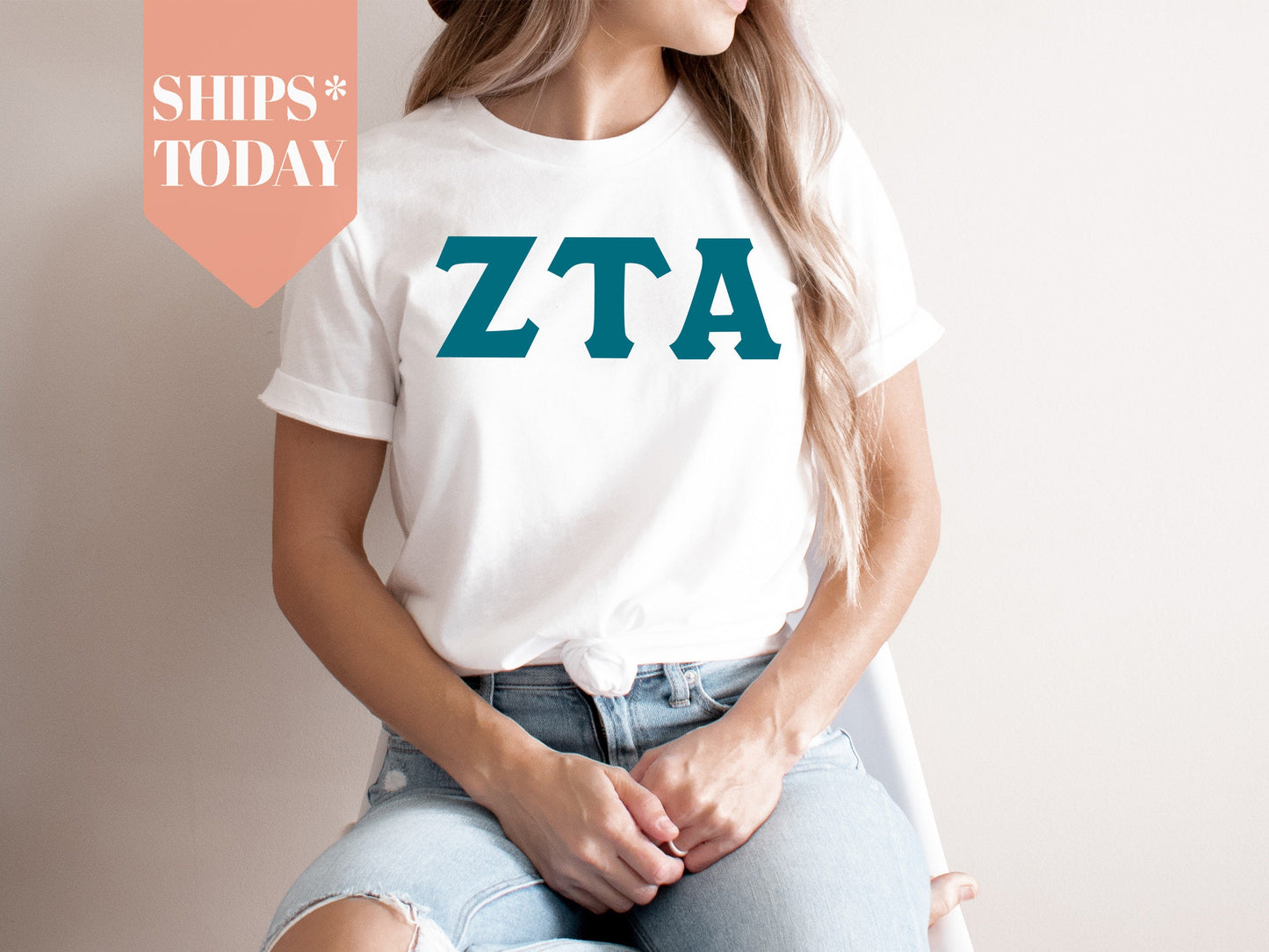 Zeta Tau Alpha Back to the Basics Sorority T-shirt _ 647g