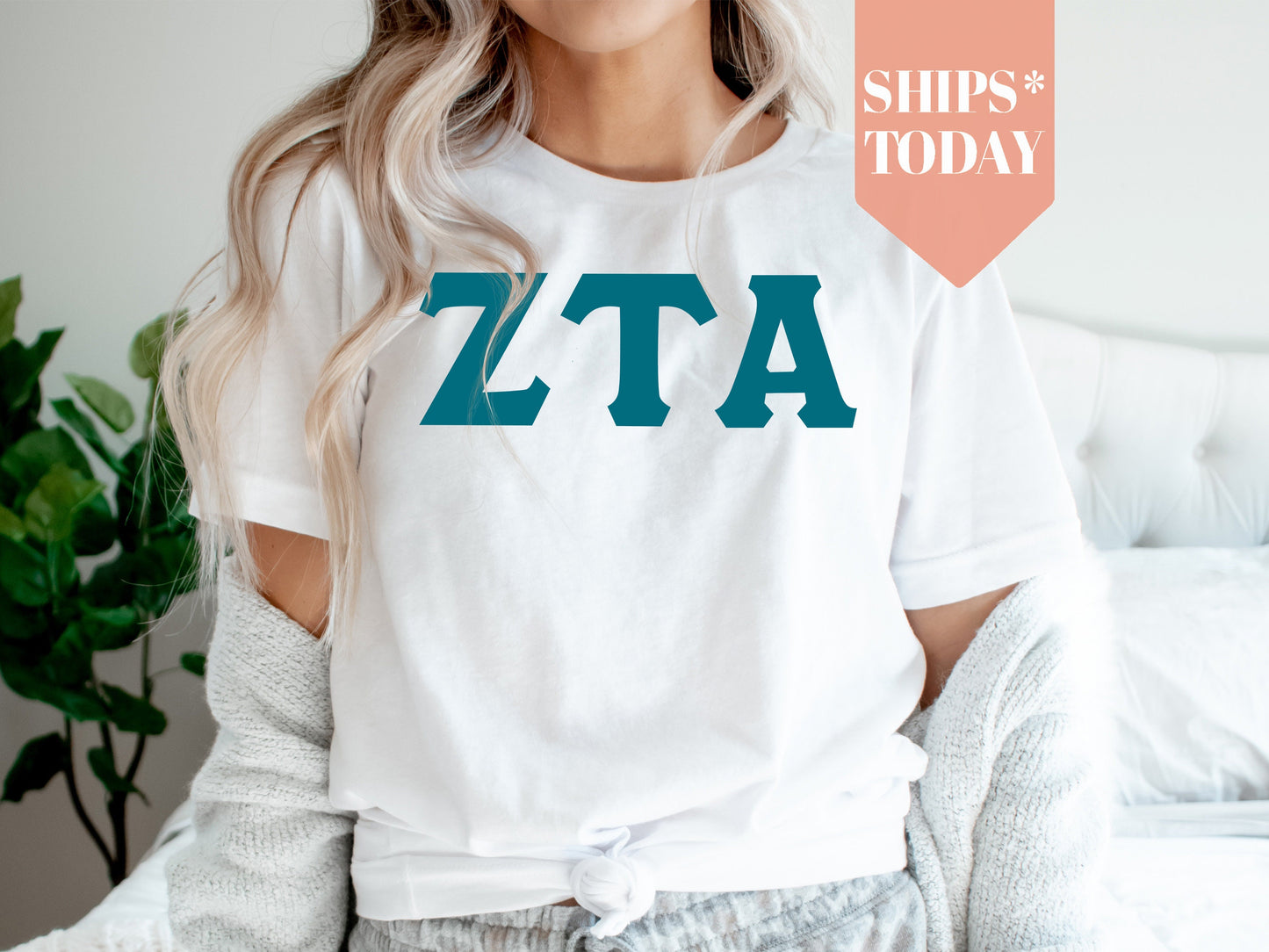 Zeta Tau Alpha Back to the Basics Sorority T-shirt _ 647g