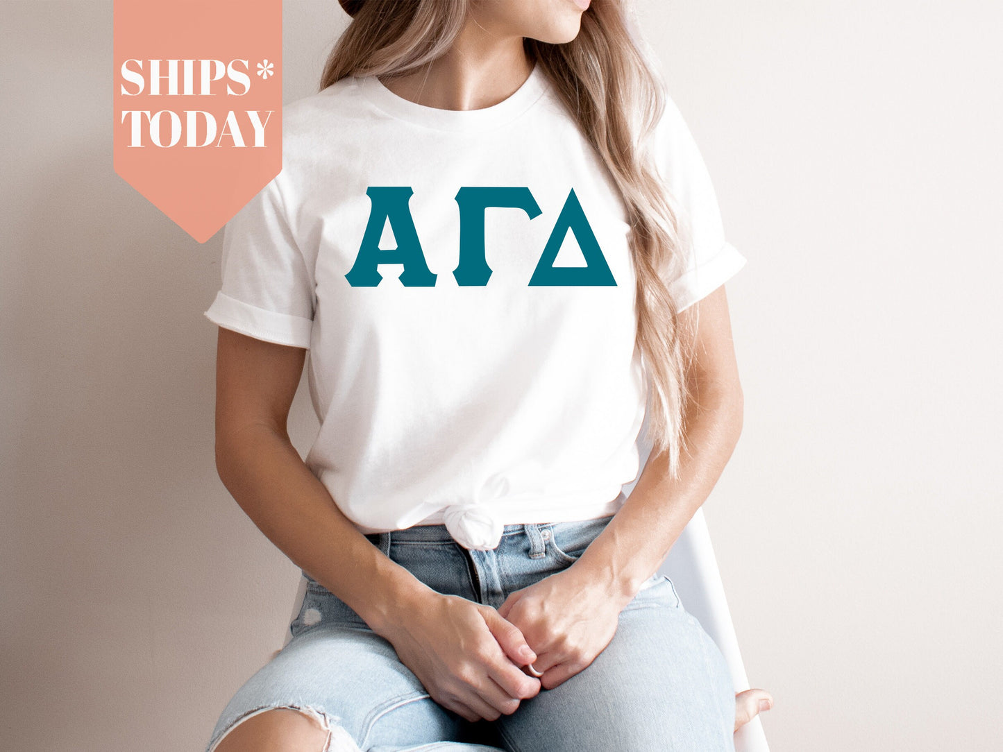 Alpha Gamma Delta Back to the Basics Sorority T-shirt _ 625g