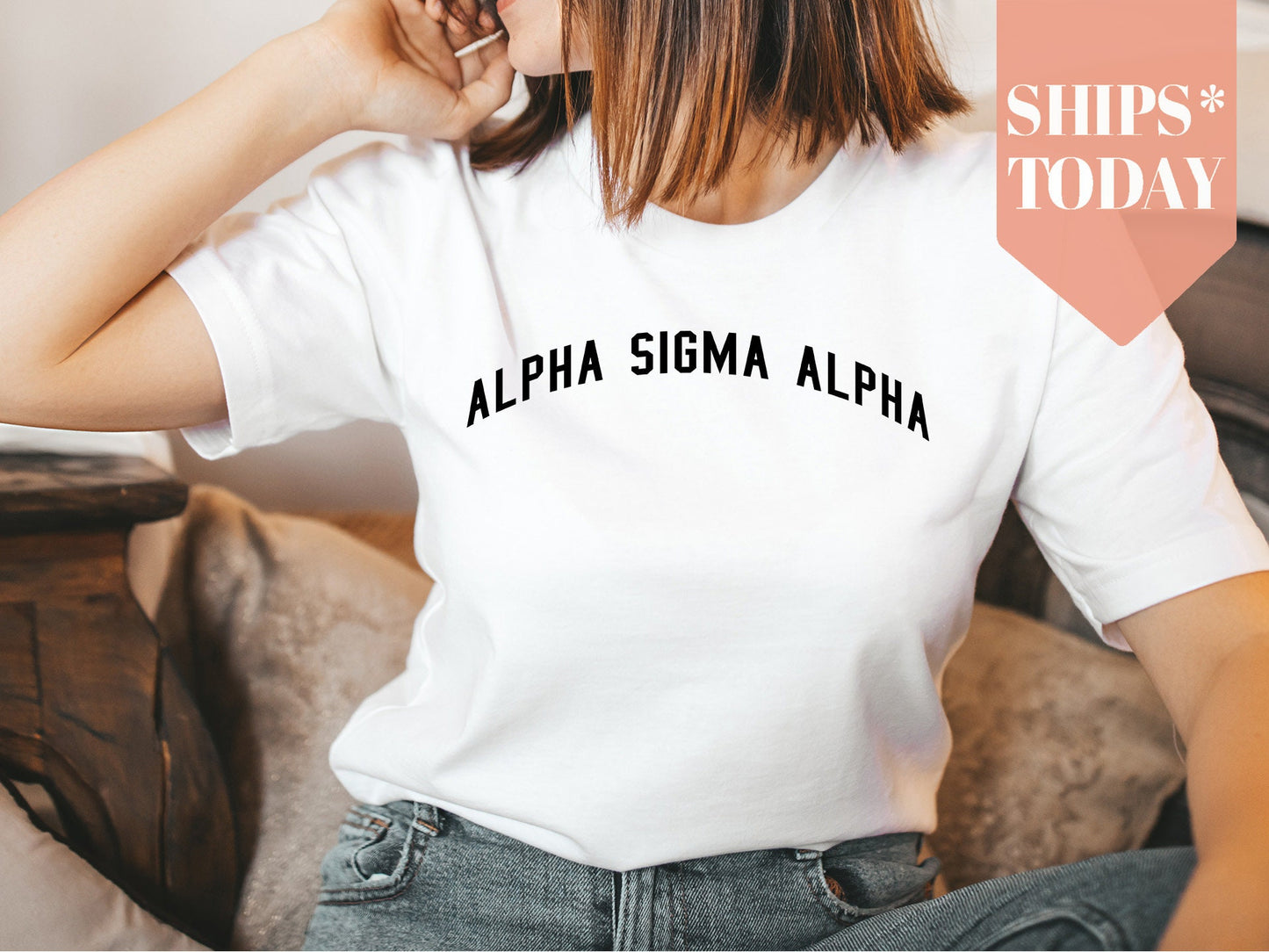 Alpha Sigma Alpha Just Bold Sorority T-shirt _ 2375g