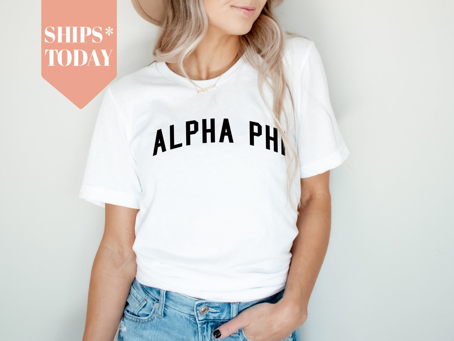 Alpha Phi Just Bold Sorority T-shirt _ 2374g