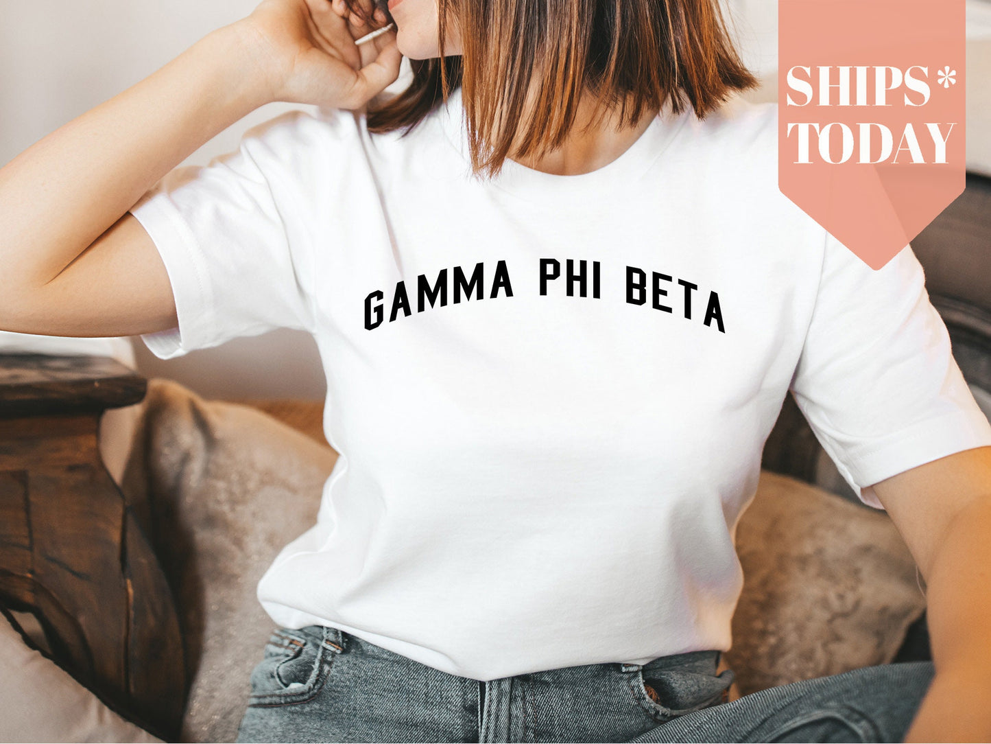 Gamma Phi Beta Just Bold Sorority T-shirt _ 2383g