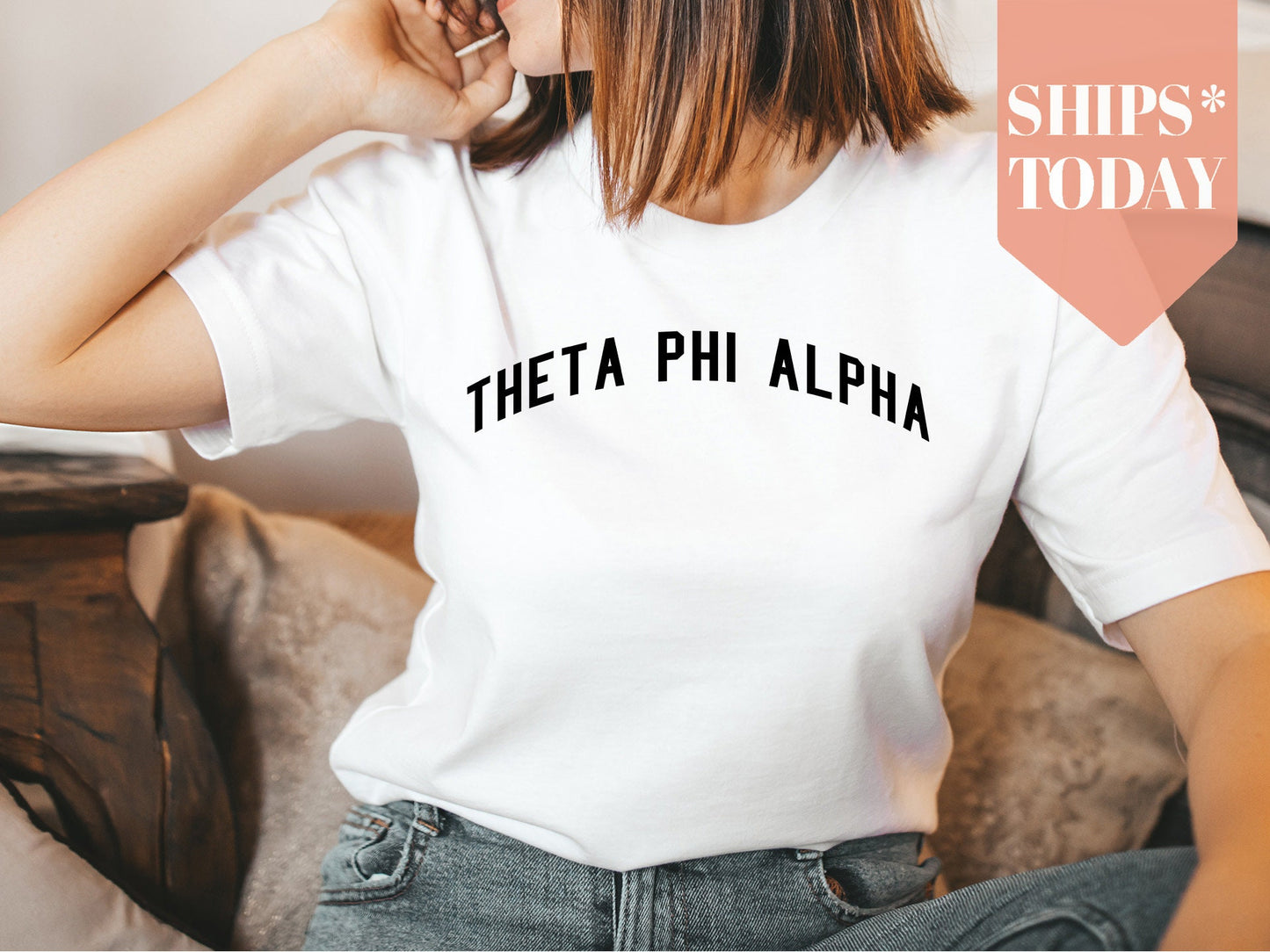Theta Phi Alpha Just Bold Sorority T-shirt _ 2393g