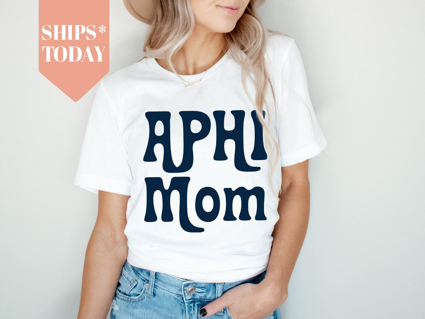 Alpha Phi Got it from my Mom Sorority T-shirt _ 3076g