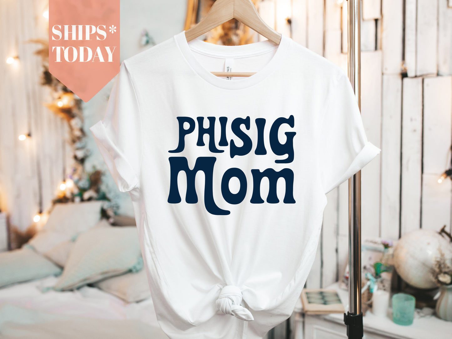 Phi Sigma Sigma Got it from my Mom Sorority T-shirt _ 3090g