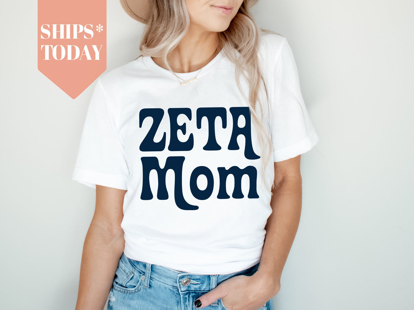 Zeta Tau Alpha Got it from my Mom Sorority T-shirt _ 3096g