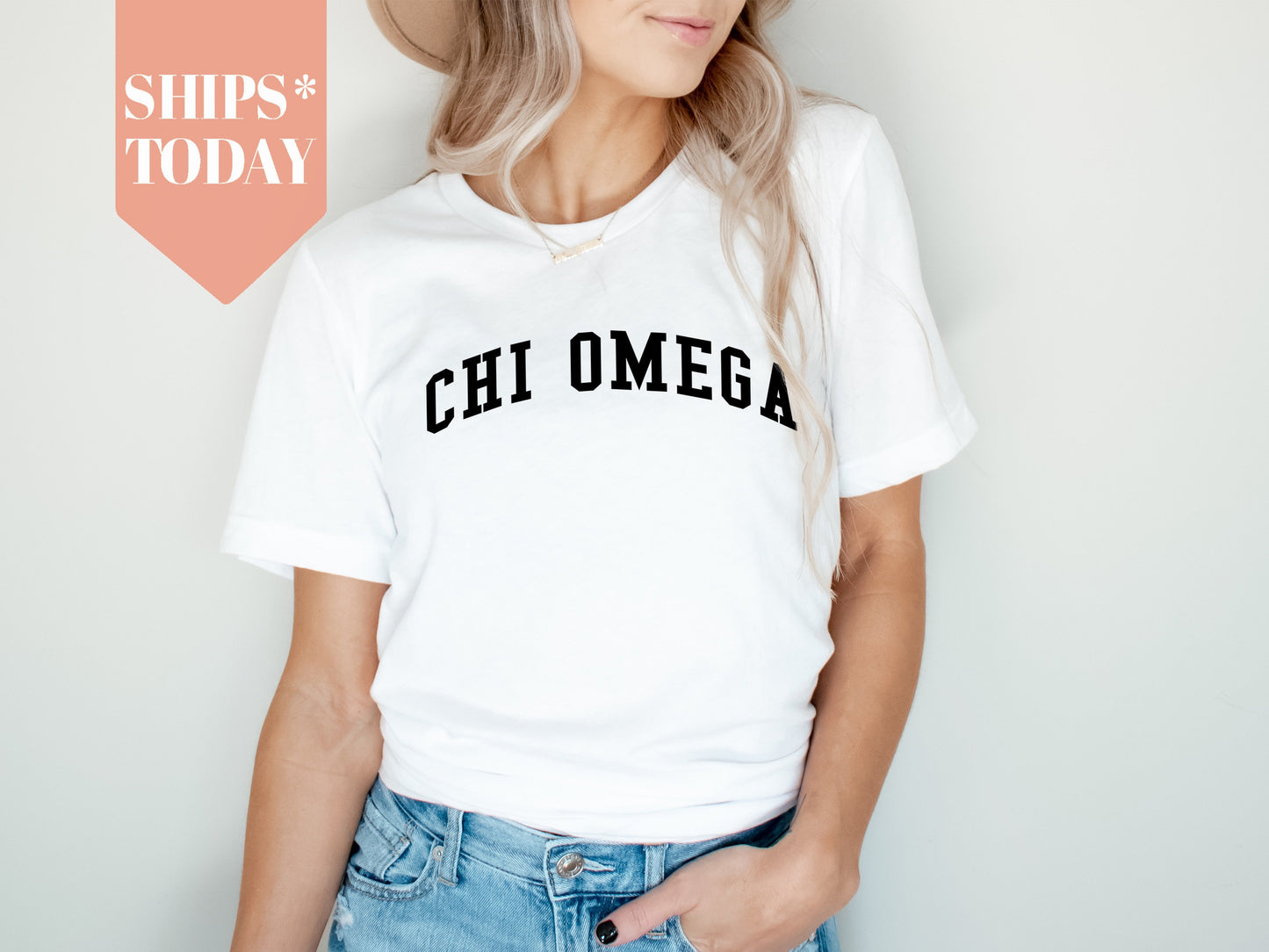 Chi Omega Just Bold Sorority T-shirt _ 2378g