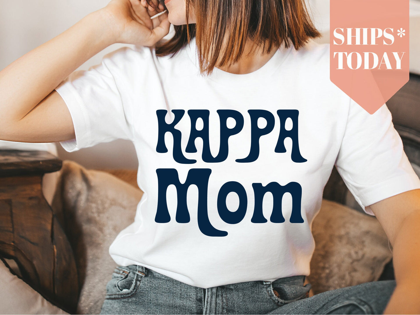 Kappa Kappa Gamma Got it from my Mom Sorority T-shirt _ 3088g