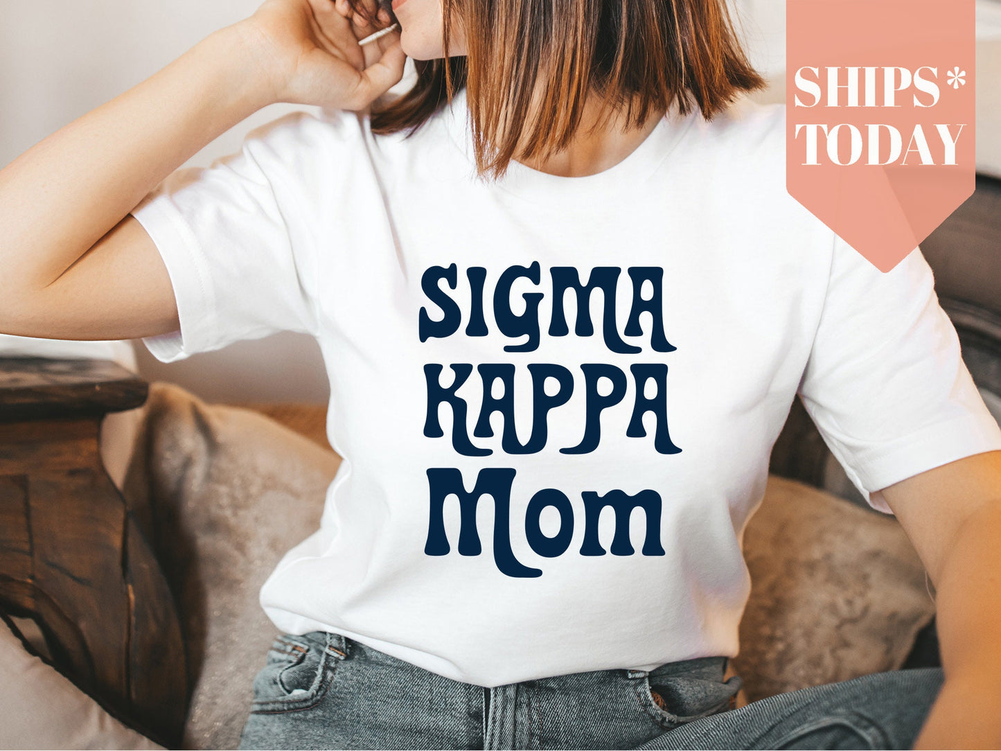 Sigma Kappa Got it from my Mom Sorority T-shirt _ 3093g