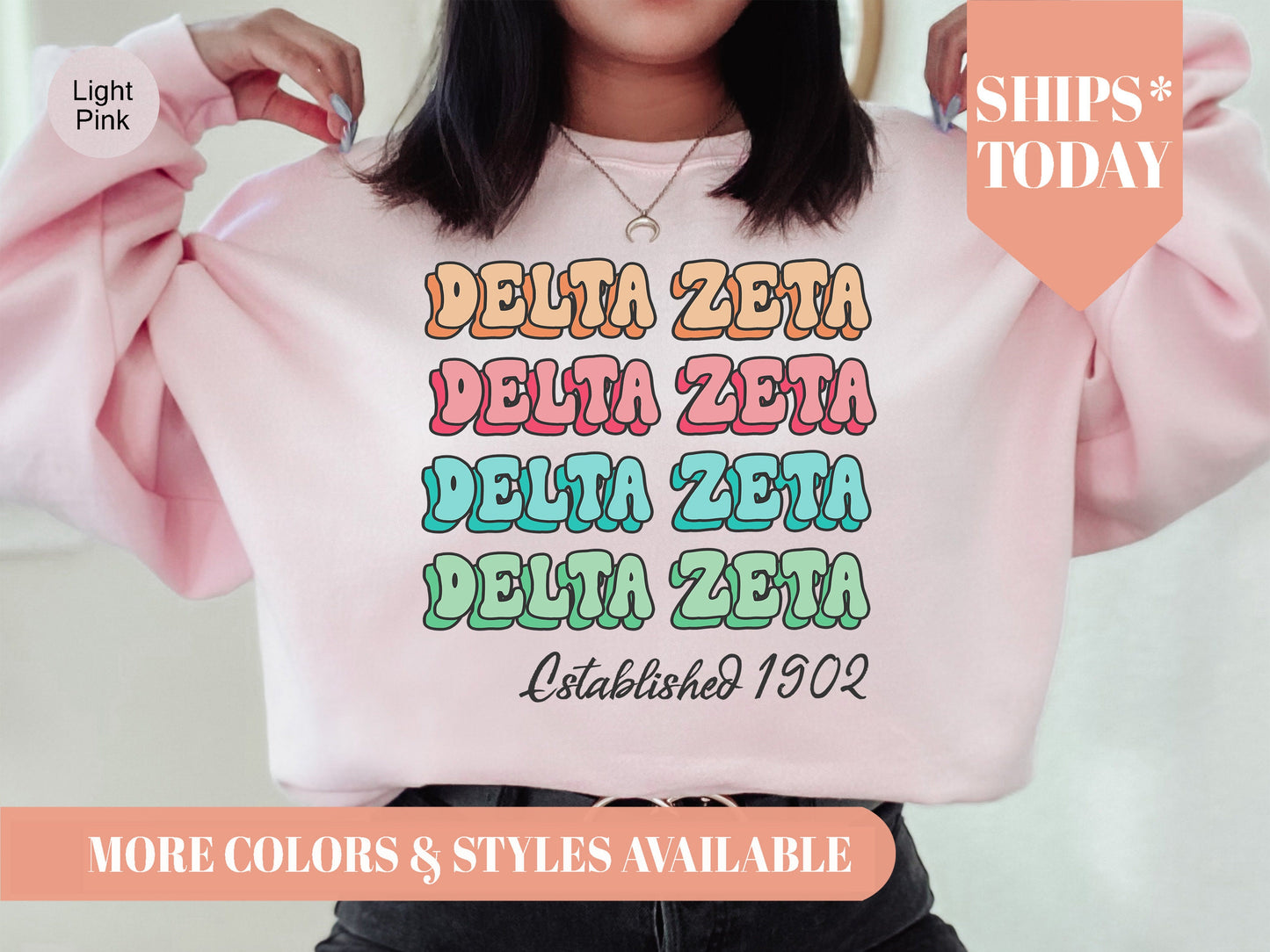 Delta Zeta Lucy Sorority Sweatshirt _ 271g