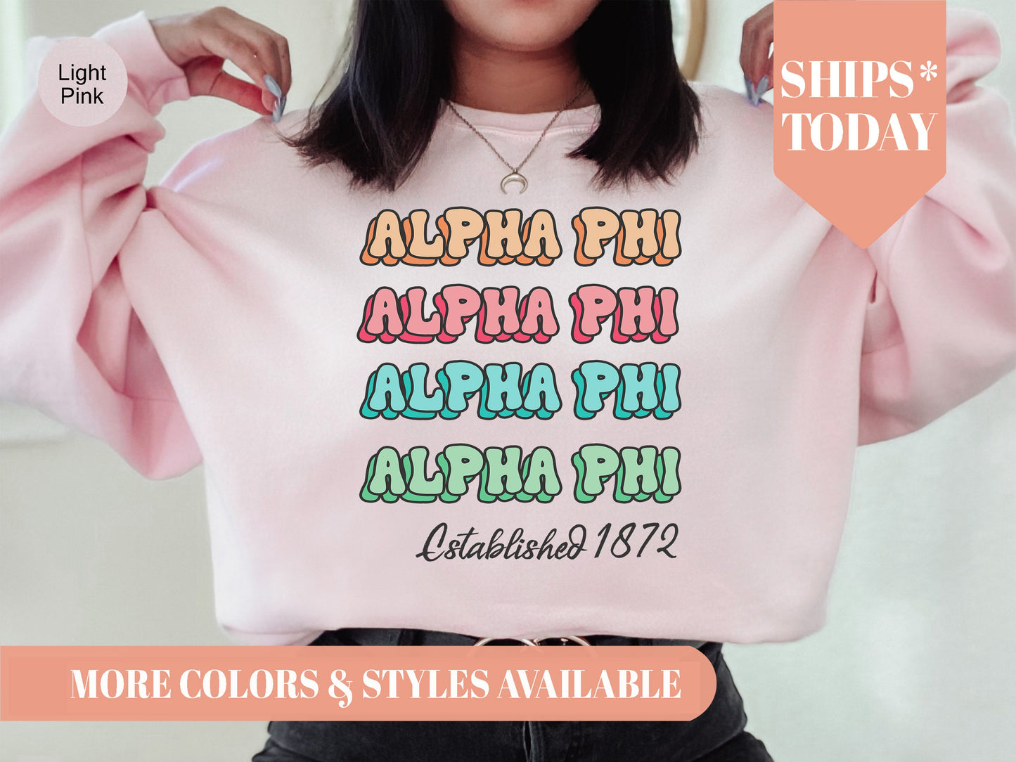 Alpha Phi Lucy Sorority Sweatshirt _ 263g