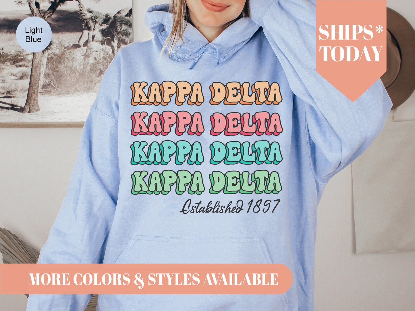 Kappa Delta Lucy Sorority Hoodie _ 274g