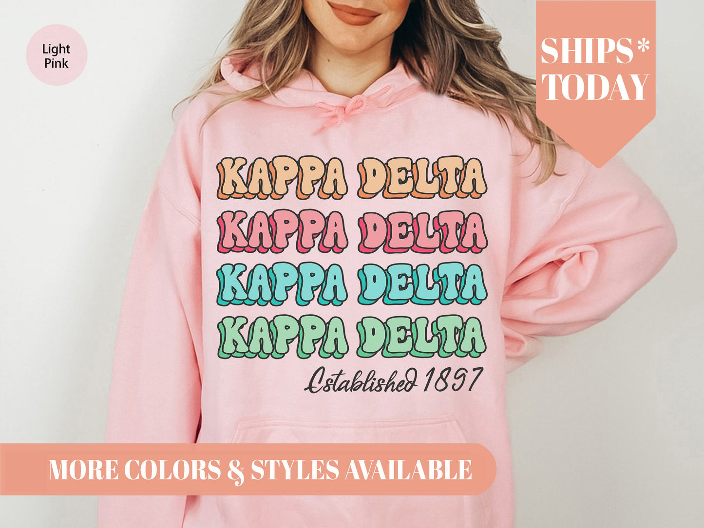 Kappa Delta Lucy Sorority Hoodie _ 274g