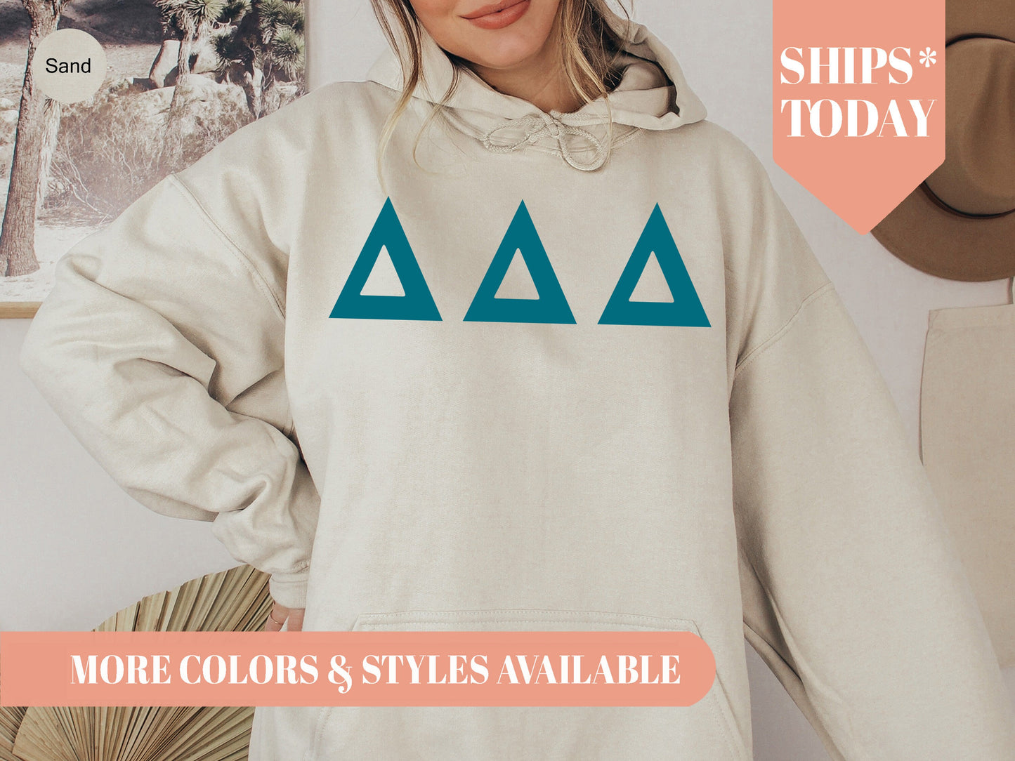 Delta Delta Delta Back to the Basics Sorority Hoodie _ 632g