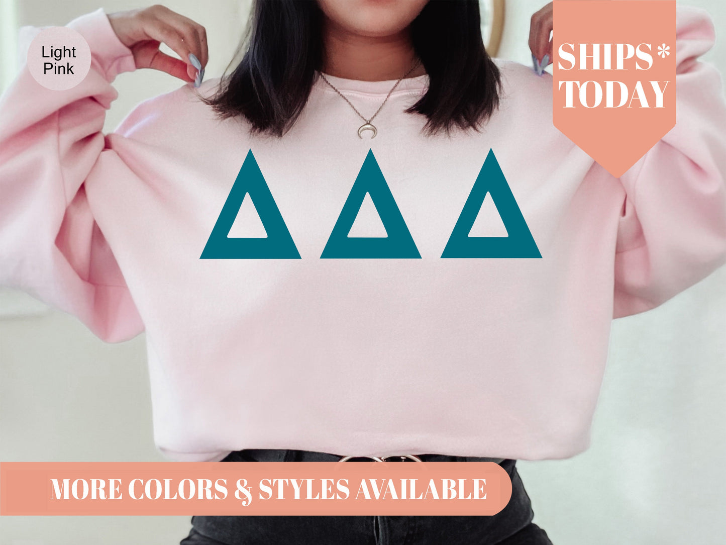 Delta Delta Delta Back to the Basics Sorority Sweatshirt _ 632g