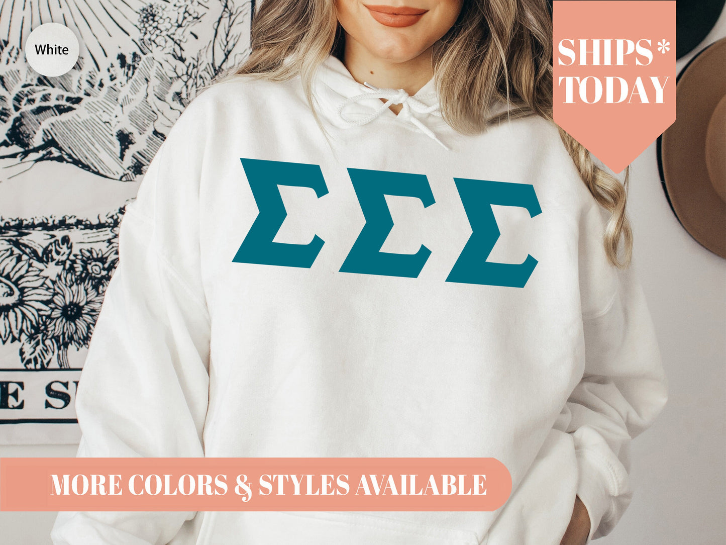 Sigma Sigma Sigma Back to the Basics Sorority Hoodie _ 645g