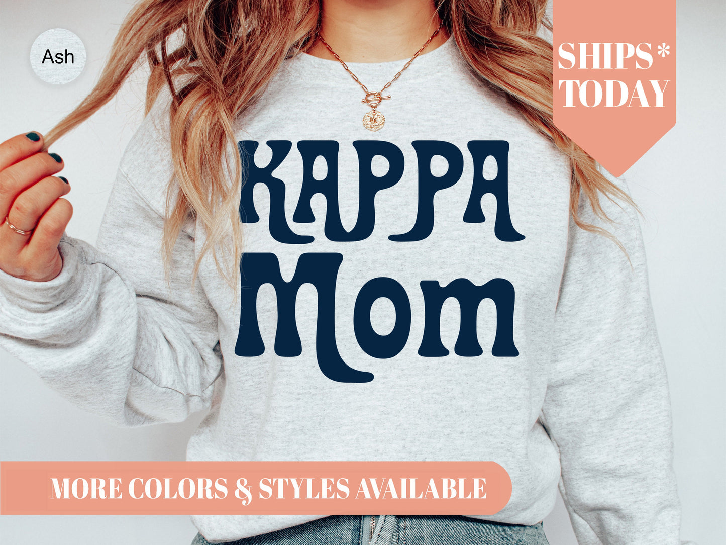 Kappa Kappa Gamma Got it from my Mom Sorority Sweatshirt _ 3088g