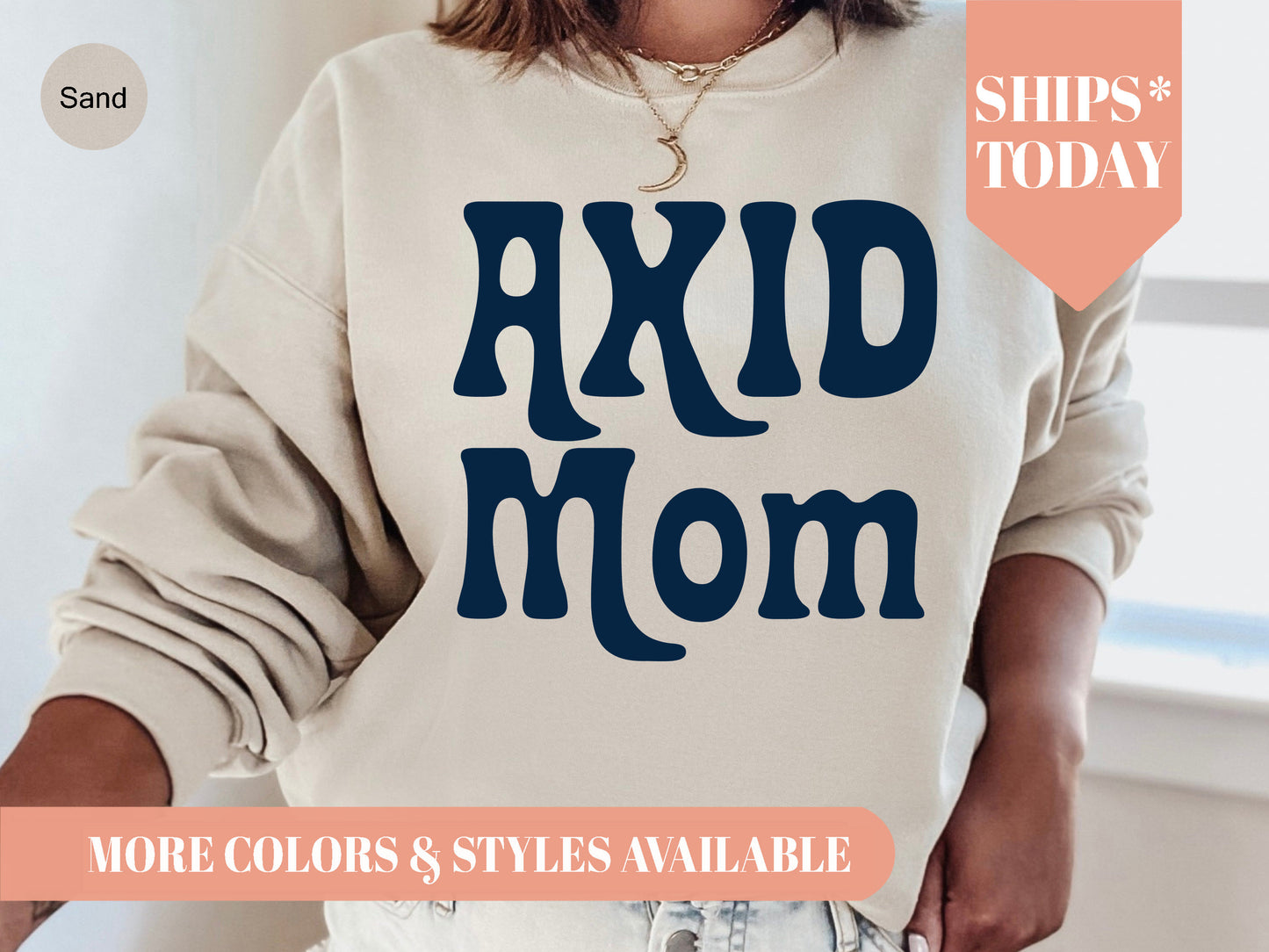 Alpha Xi Delta Got it from my Mom Sorority Sweatshirt _ 3079g
