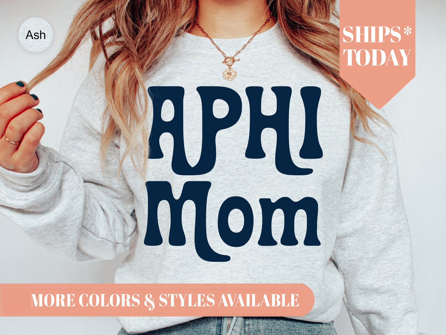 Alpha Phi Got it from my Mom Sorority Sweatshirt _ 3076g