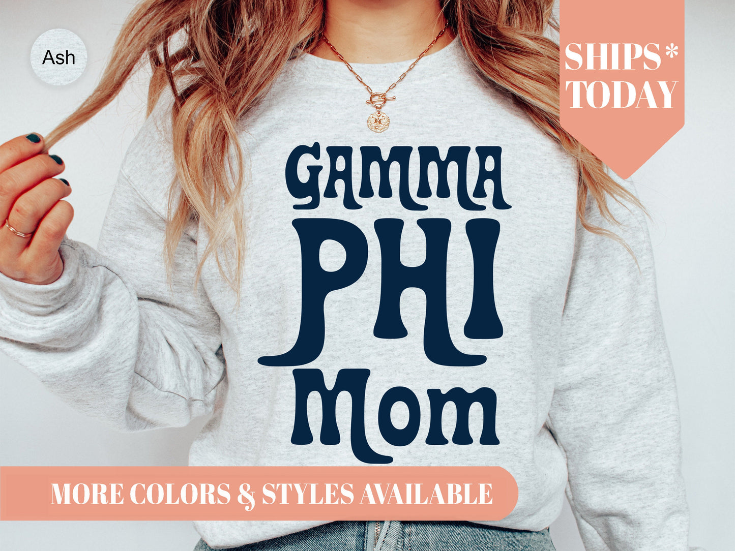 Gamma Phi Beta Got it from my Mom Sorority Sweatshirt _ 3085g