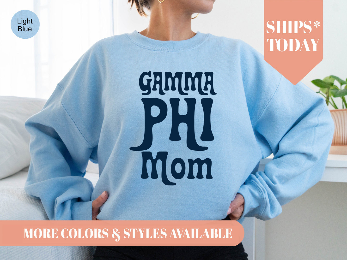 Gamma Phi Beta Got it from my Mom Sorority Sweatshirt _ 3085g