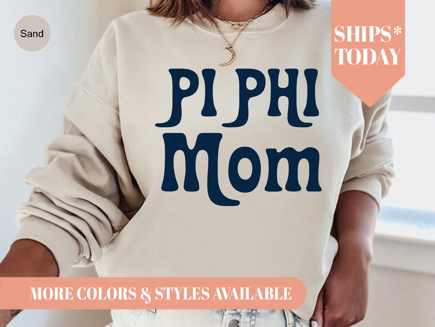 Pi Beta Phi Got it from my Mom Sorority Sweatshirt _ 3091g