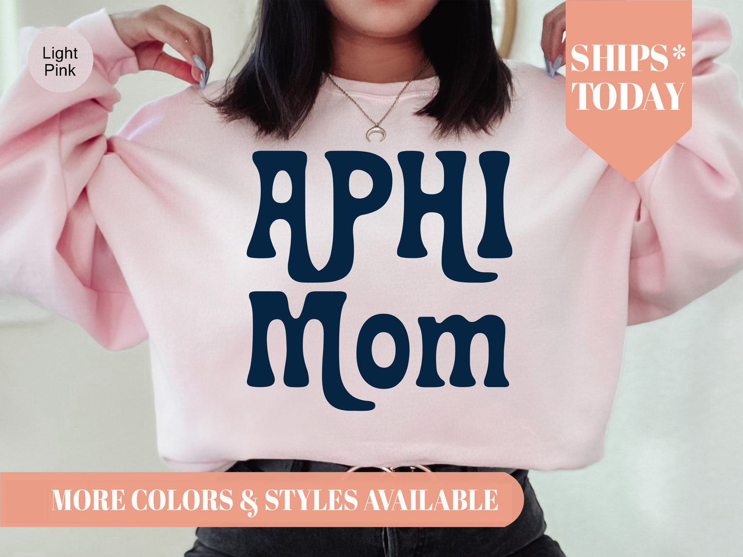 Alpha Phi Got it from my Mom Sorority Sweatshirt _ 3076g