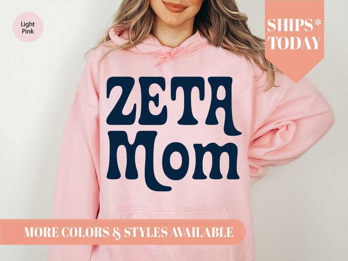 Zeta Tau Alpha Got it from my Mom Sorority Hoodie _ 3096g