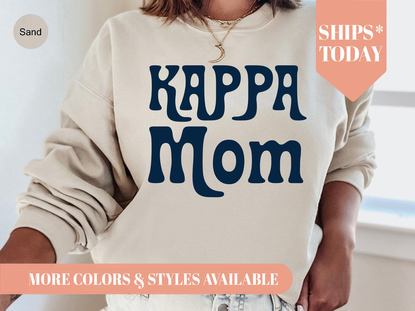 Kappa Kappa Gamma Got it from my Mom Sorority Sweatshirt _ 3088g