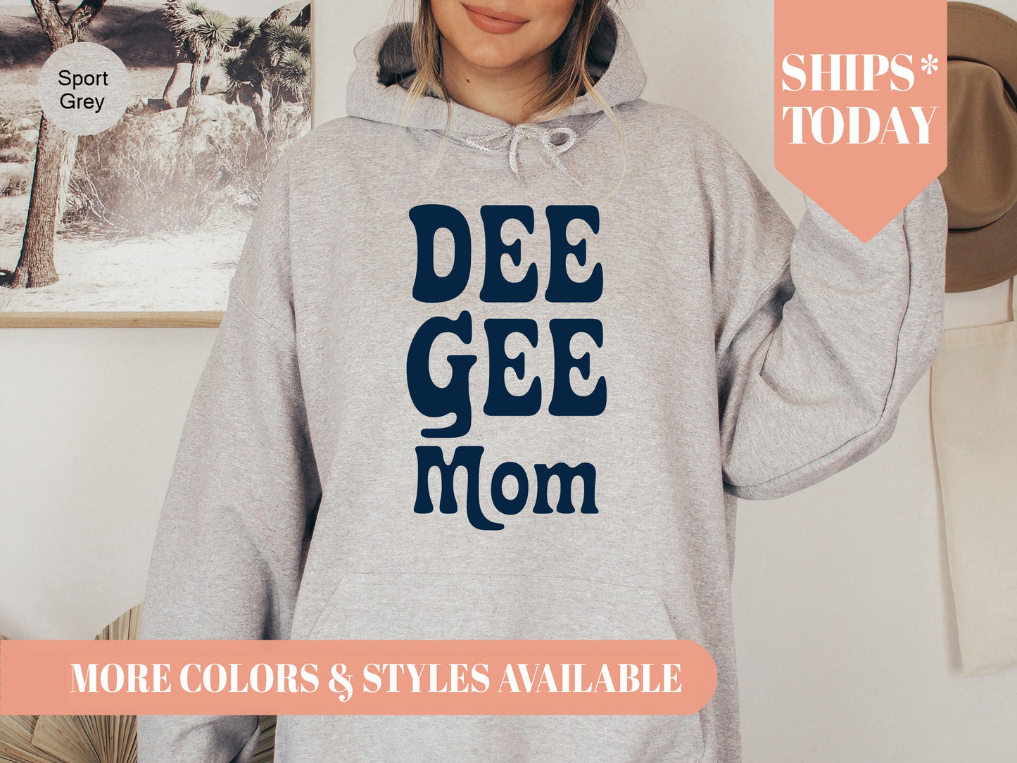 Delta Gamma Got it from my Mom Sorority Hoodie _ 3082g