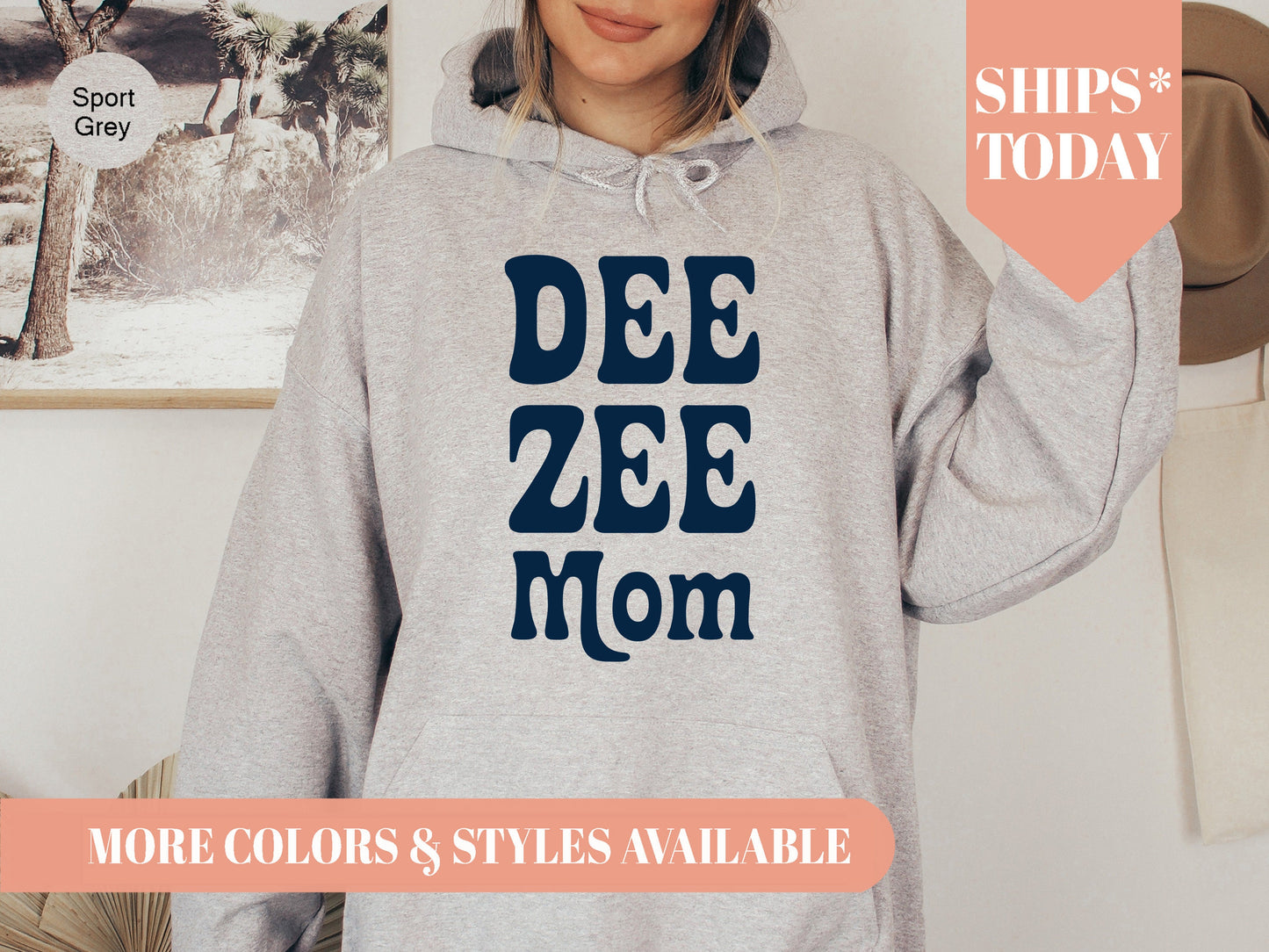 Delta Zeta Got it from my Mom Sorority Hoodie _ 3084g