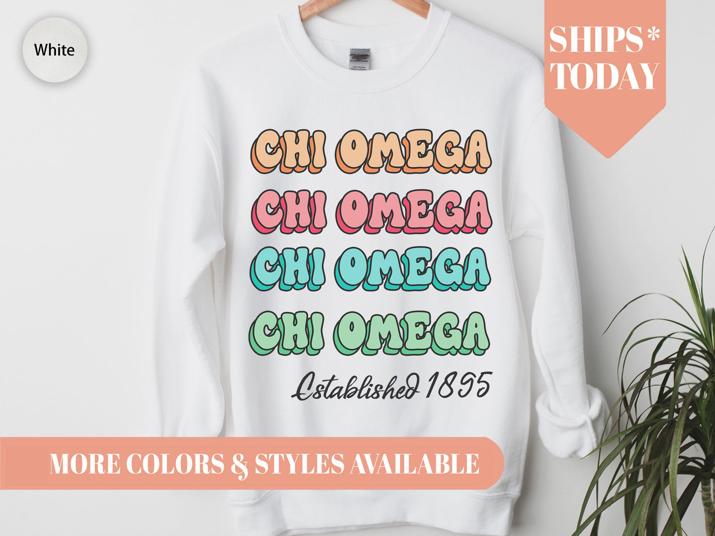Chi Omega Lucy Sorority Sweatshirt _ 267g