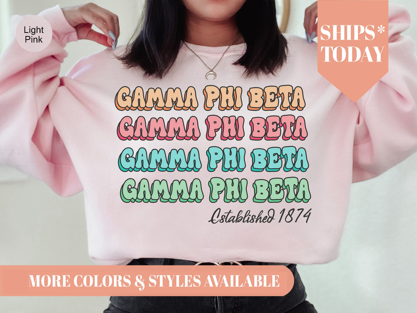 Gamma Phi Beta Lucy Sorority Sweatshirt _ 272g