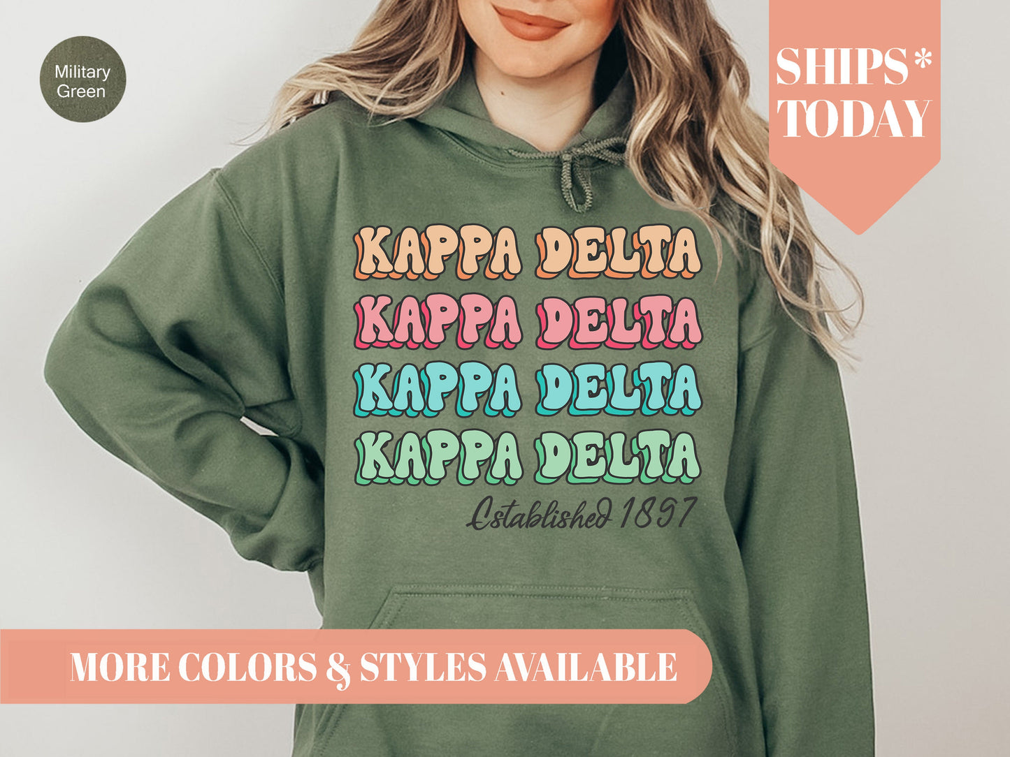 Kappa Delta Lucy Sorority Hoodie _ 274g