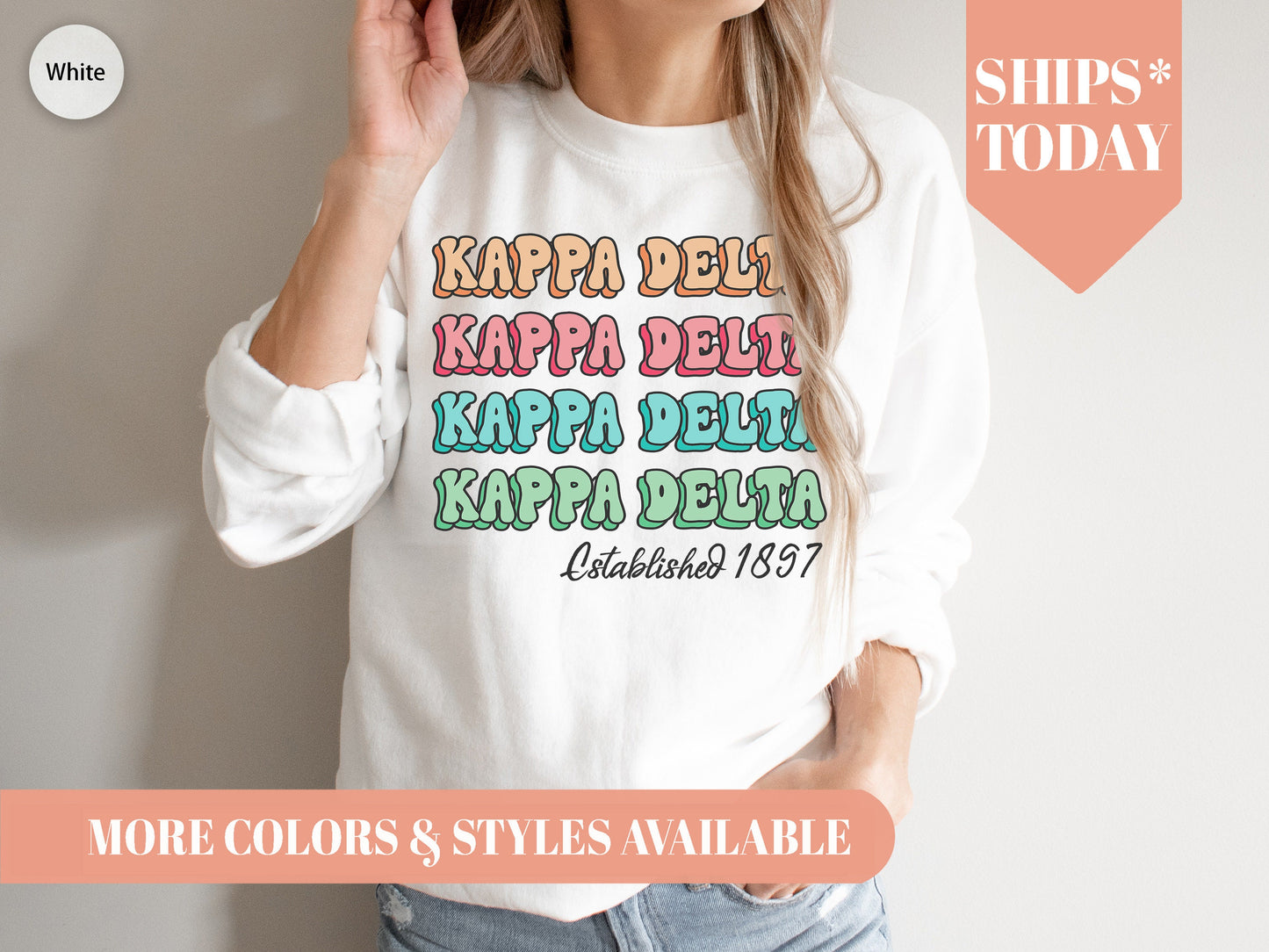 Kappa Delta Lucy Sorority Sweatshirt _ 274g