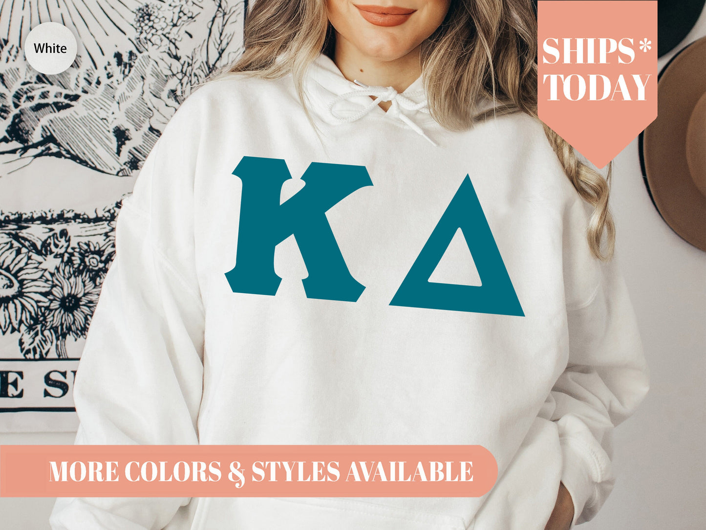 Kappa Delta Back to the Basics Sorority Hoodie _ 638g