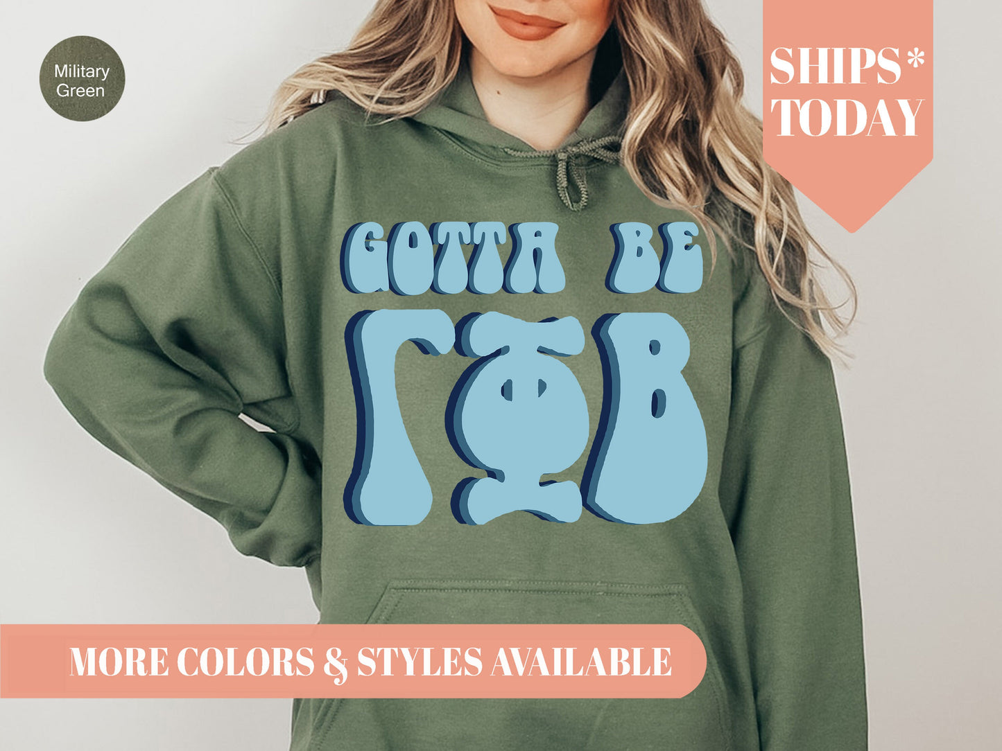 Gamma Phi Beta They've Gotta Be Sorority Hoodie _ 350g