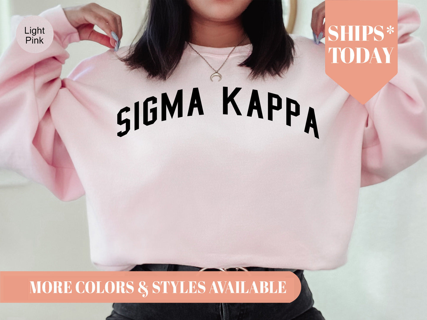 Sigma Kappa Just Bold Sorority Sweatshirt _ 2391g