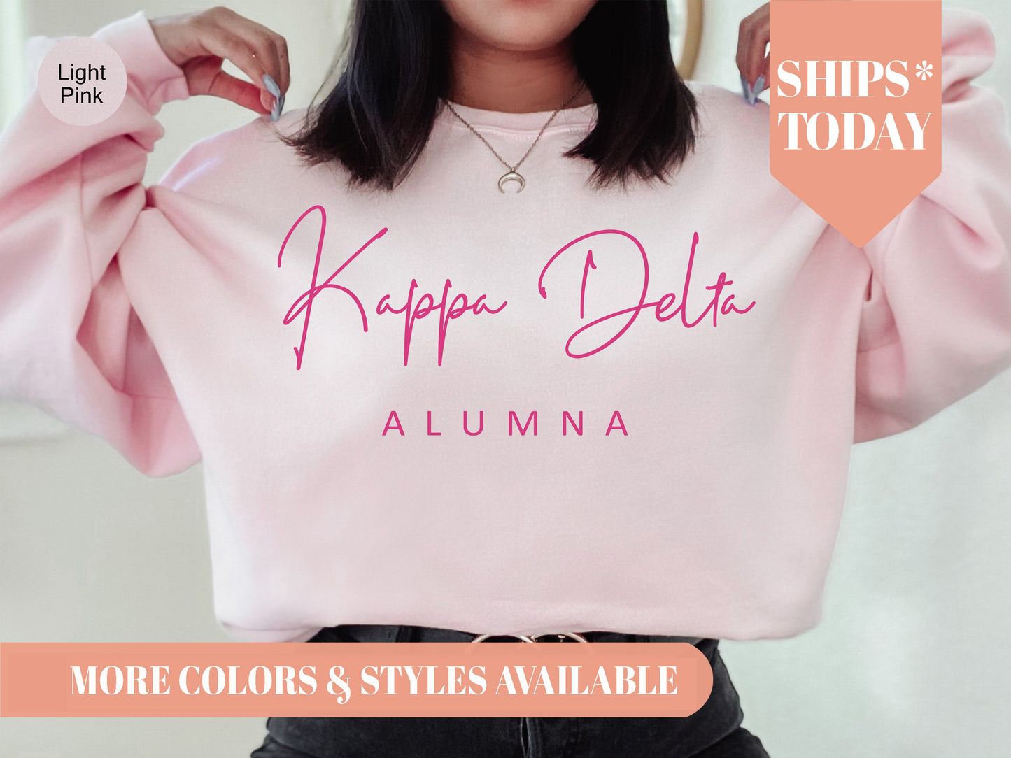 Kappa Delta Simple and Sweet Alumna Sorority Sweatshirt _ 508g