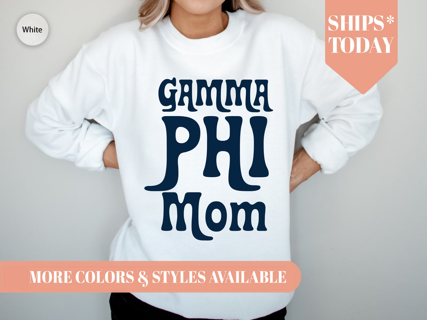 Gamma Phi Beta Got it from my Mom Sorority Sweatshirt _ 3085g