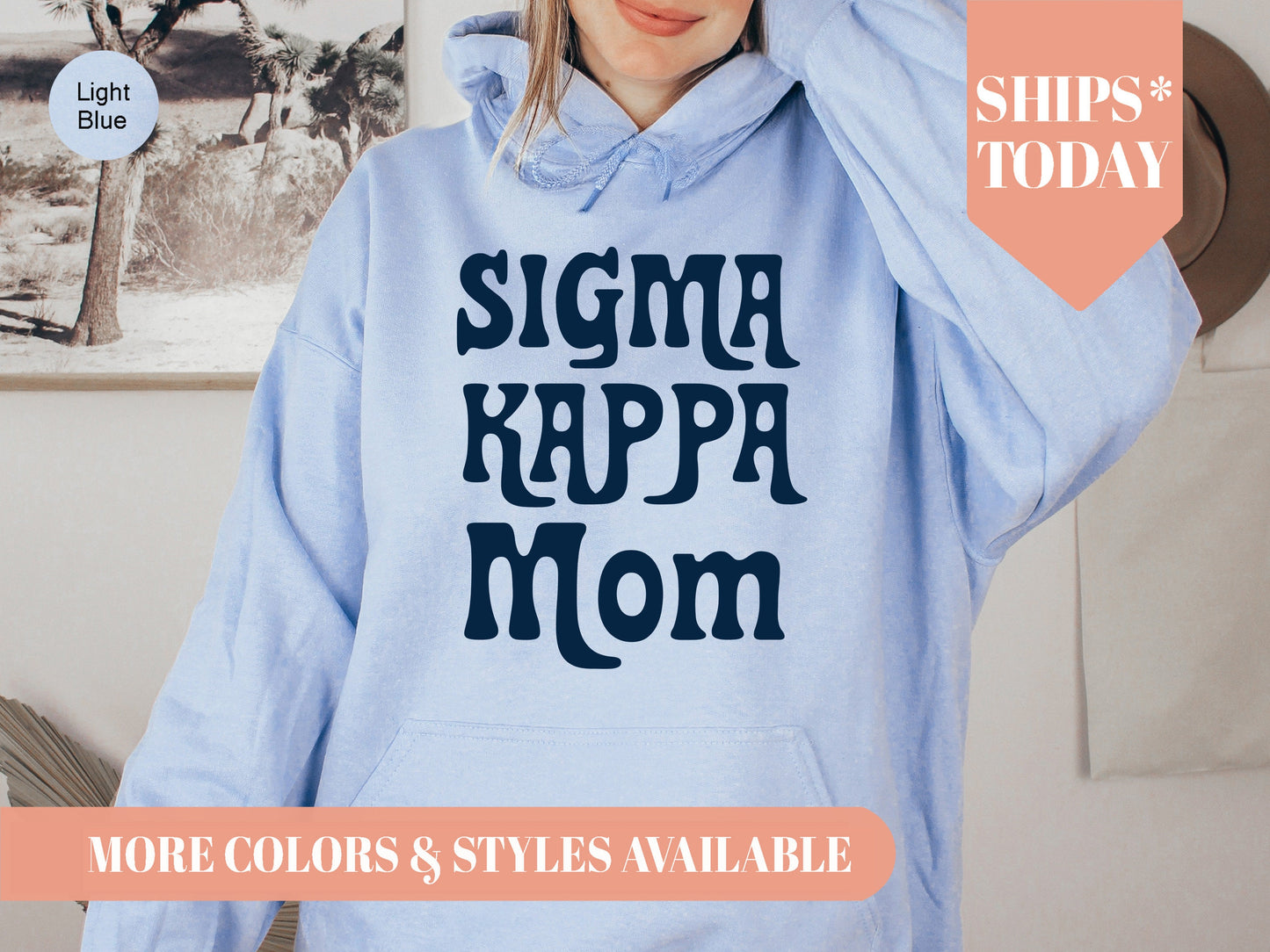 Sigma Kappa Got it from my Mom Sorority Hoodie _ 3093g