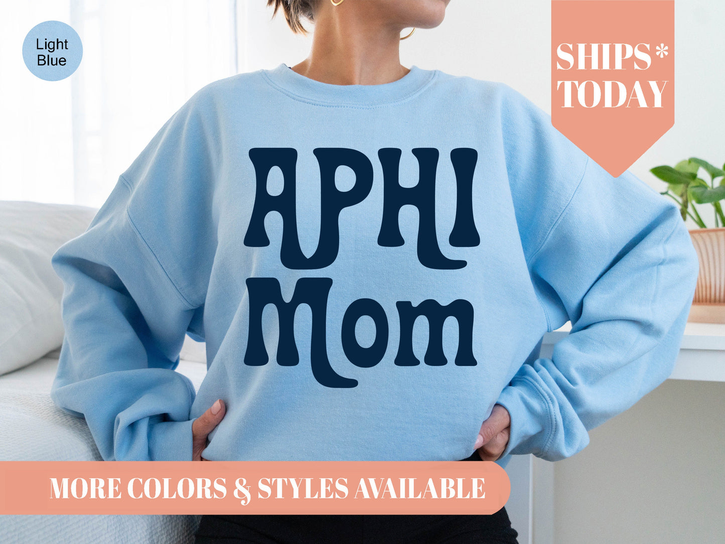 Alpha Phi Got it from my Mom Sorority Sweatshirt _ 3076g