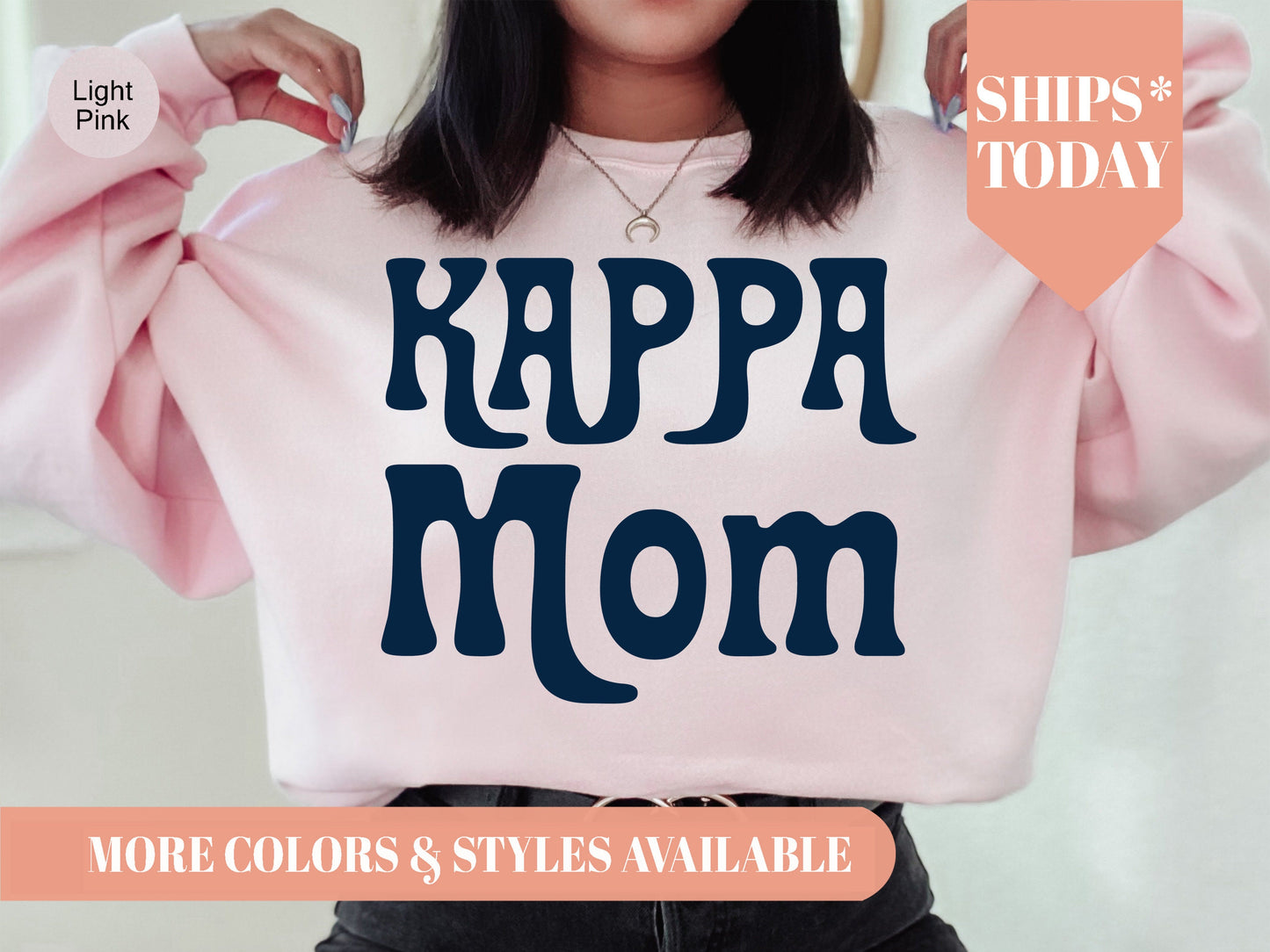 Kappa Kappa Gamma Got it from my Mom Sorority Sweatshirt _ 3088g